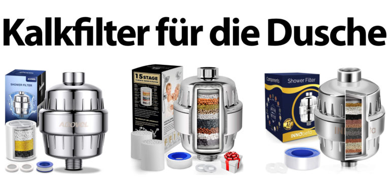 RUNEAY Duschfilter Mit 6 Filterkartuschen - Kalkfilter Für Bessere Haut