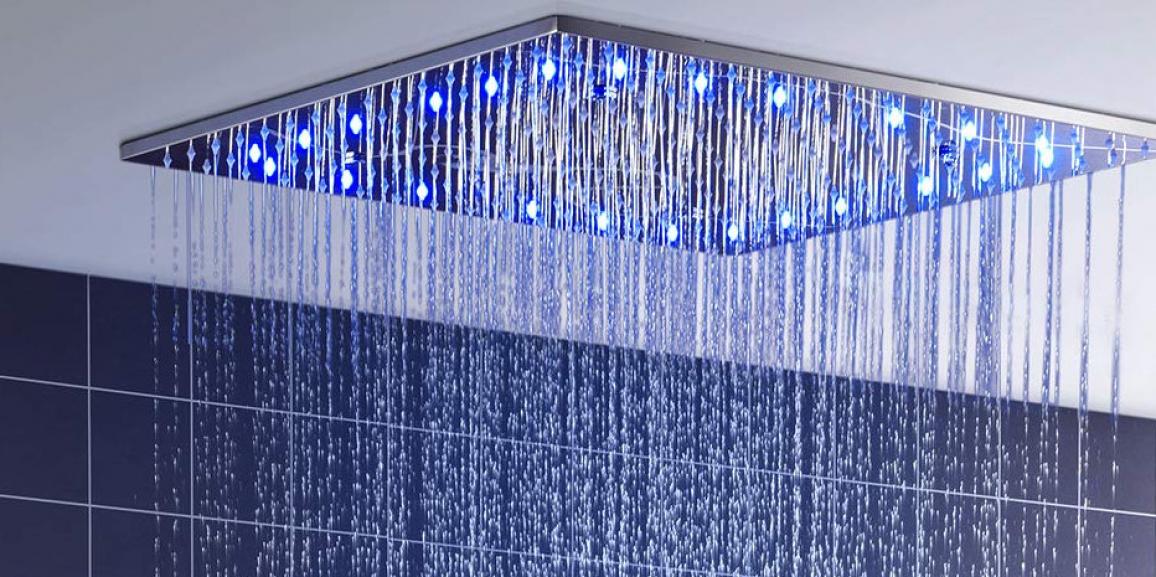 Regendusche-Duschkopf – Kopfbrause mit und ohne LED